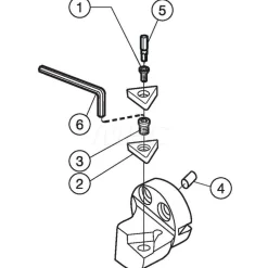 Modular Turning & Profiling Head: 20.00 mm, Internal, Right Hand