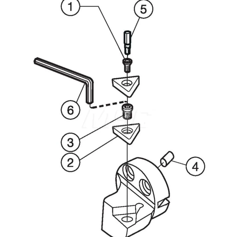 Modular Turning & Profiling Head: 20.00 mm, Internal, Right Hand