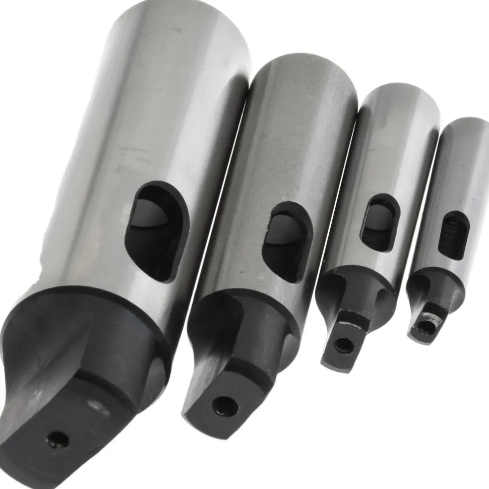 Morse Taper Sleeve Sets: Minimum Inside Taper Size: MT1; Maximum Inside Taper Size: MT4; Minimum Outside Morse Taper Size: MT2