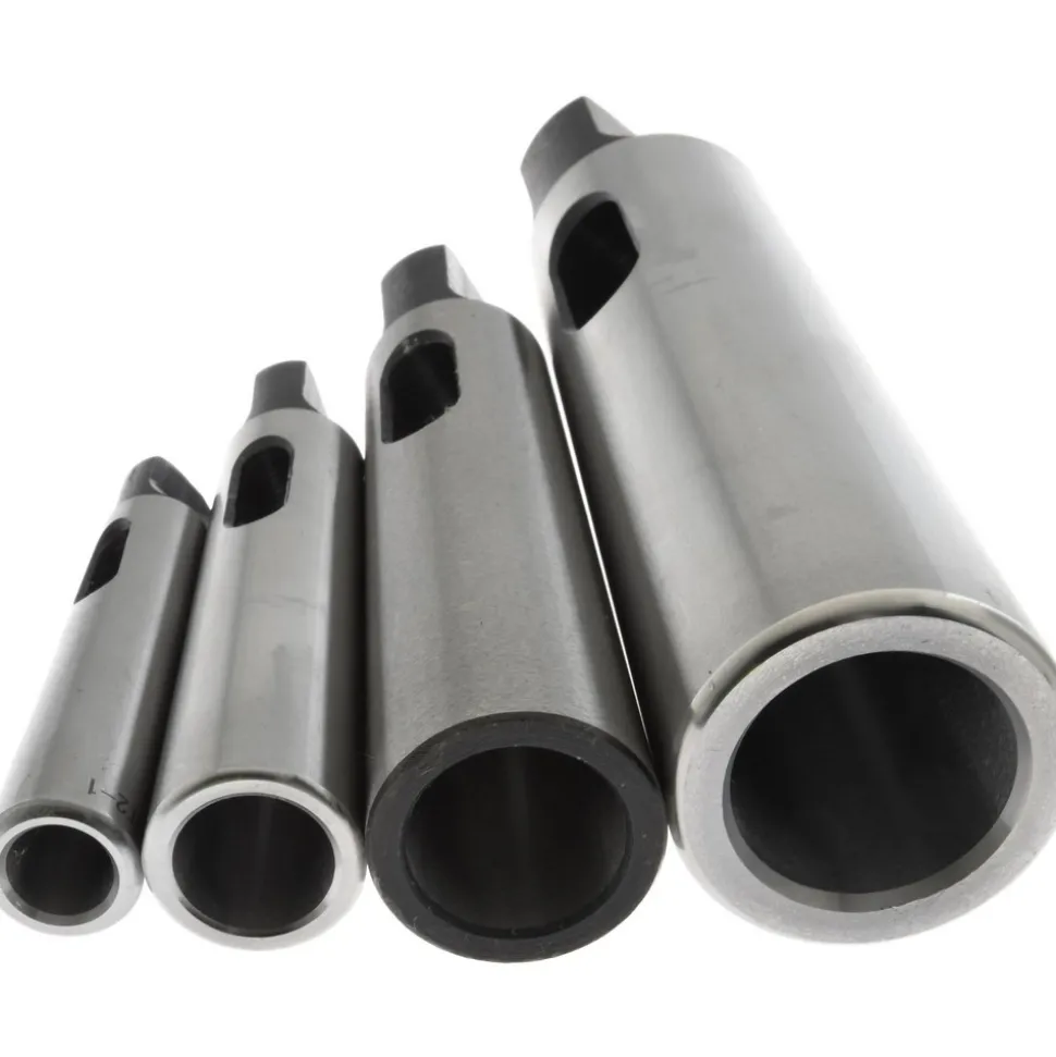 Morse Taper Sleeve Sets: Minimum Inside Taper Size: MT1; Maximum Inside Taper Size: MT4; Minimum Outside Morse Taper Size: MT2