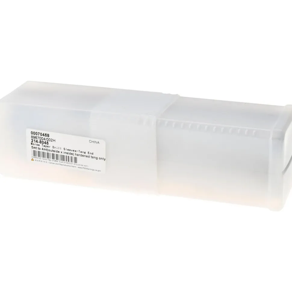MT4 Inside Morse Taper, MT5 Outside Morse Taper, Standard Reducing Sleeve