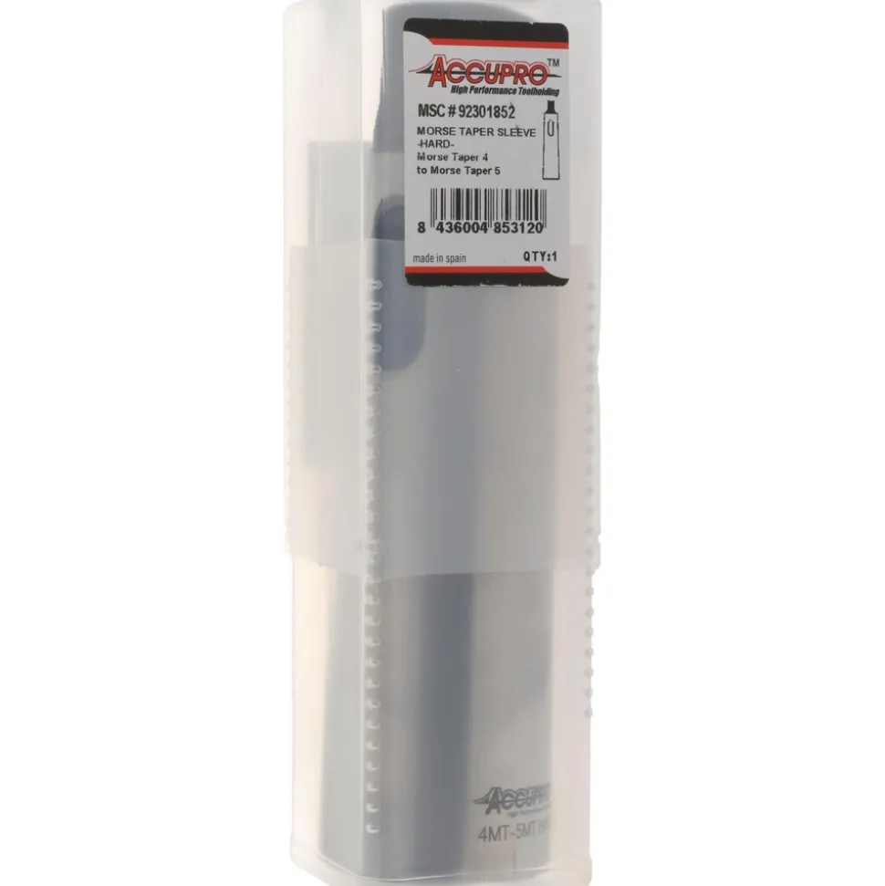 MT4 Inside Morse Taper, MT5 Outside Morse Taper, Standard Reducing Sleeve