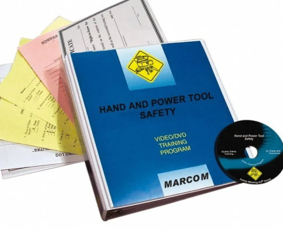 Multimedia Training Kit: Hand & Power Tool Safety, DVD, 18 min