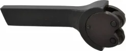 Neutral Cut, Diagonal, 5/16" Wide 3/4" High x 5" Long Rectangle Shank, Pivot-Head Bump Knurlers