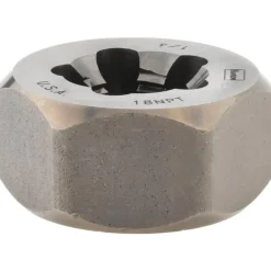 1/4-18 NPT x 1-1/4" OD Hex Pipe Die
