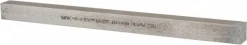 Oversized Key Stock: 12" Long, Steel, Zinc-Plated
