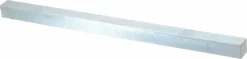 Oversized Key Stock: 12" Long, Steel, Zinc-Plated