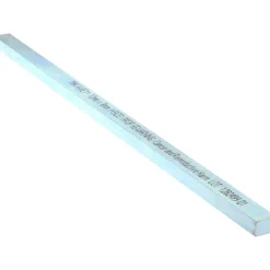 Oversized Key Stock: 12" Long, Steel, Zinc-Plated