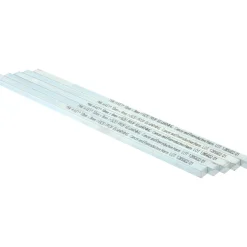 Oversized Key Stock: 12" Long, Steel, Zinc-Plated