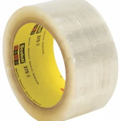 Packing Tape: 2" Wide, Clear, Rubber Adhesive