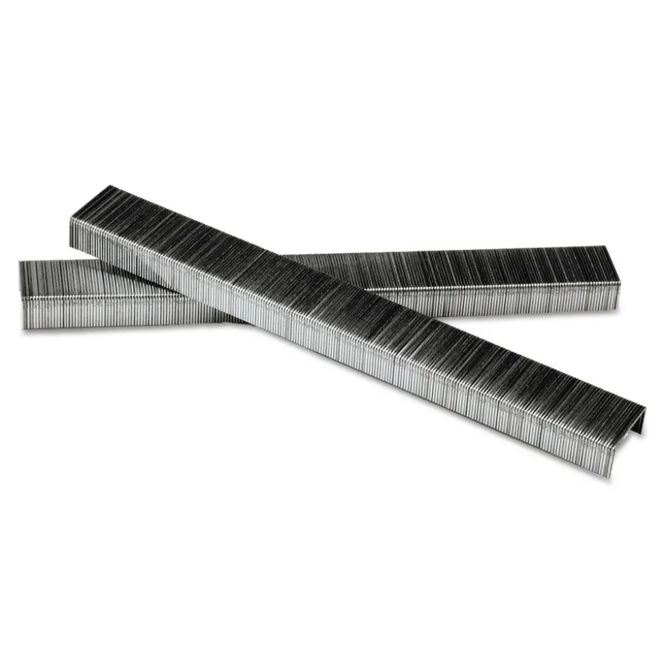 Pack of (5,000) Boxes 1/4" Leg Length, Galvanized/Low-Carbon Steel Standard Staples