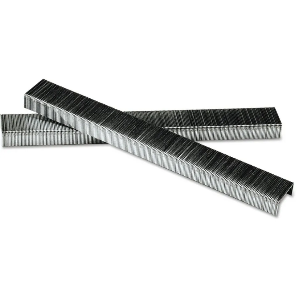 Pack of (5,000) Boxes 1/4" Leg Length, Galvanized/Low-Carbon Steel Standard Staples