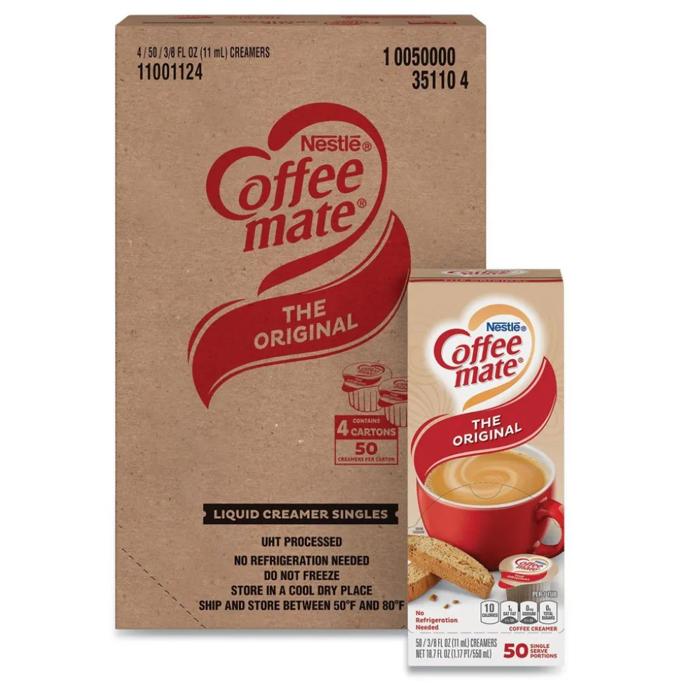 Pack of (4) 50 Cases Original Creamer, 0.375 oz.