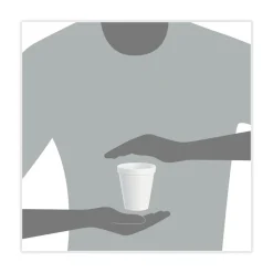 Pack of (1000), Dart Foam Hot/Cold Cups, 8 oz