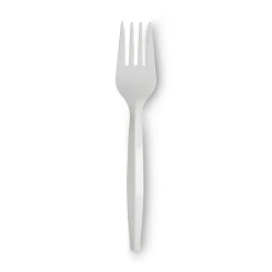 Pack of (1,000) Mediumweight Plastic Forks