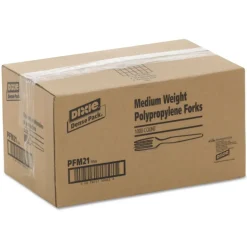 Pack of (1,000) Mediumweight Plastic Forks