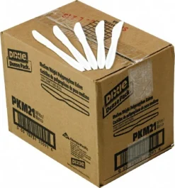 Pack of (1,000) Mediumweight Plastic Knives