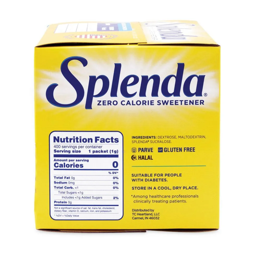 Pack of (400) 0.035 oz Packet Artificial Sweetener