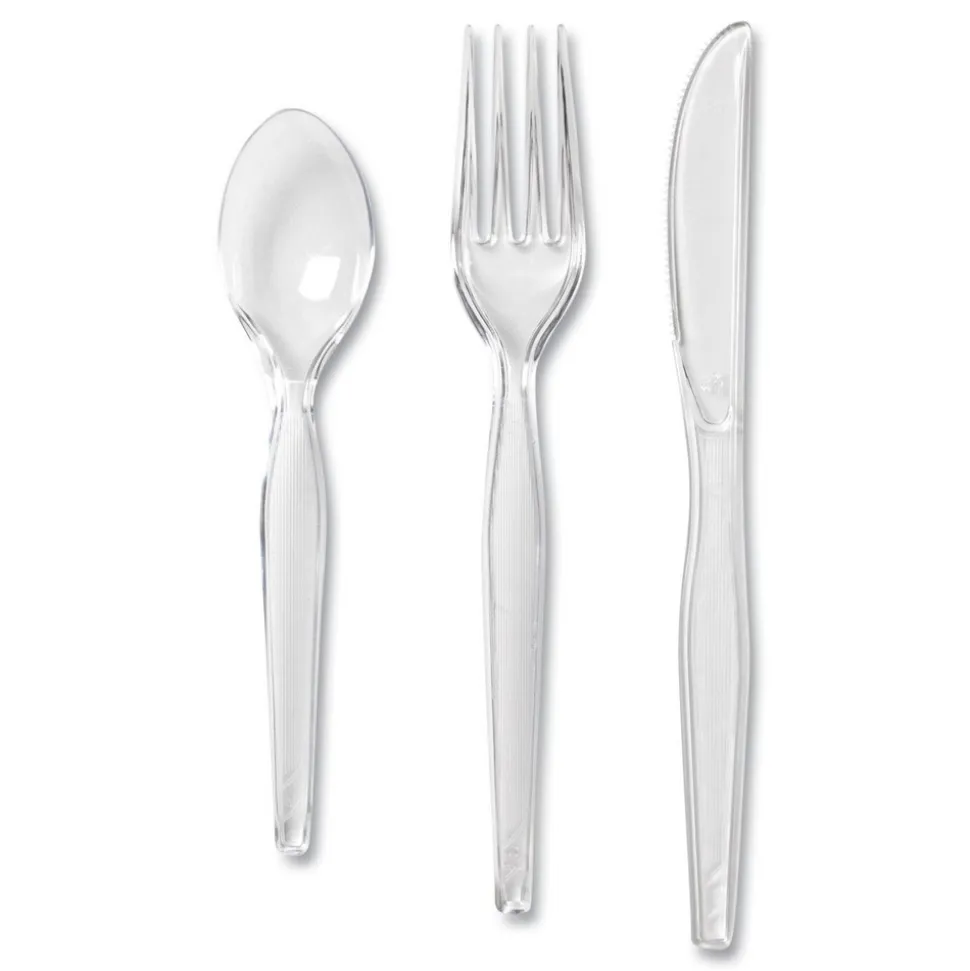 Pack of (180) 60 Piece Each of Forks, Knives & Spoons