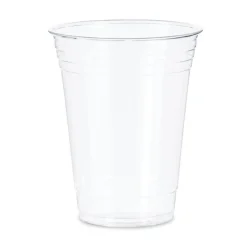 Pack of (50) Solo Plastic Cold Cups, 16 oz Clear