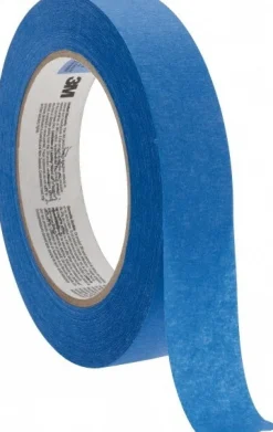 Painter's Tape: 1" Wide, 180' Long, 5.7 mil Thick, Blue