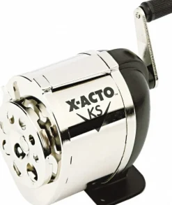 Pencil Sharpeners: Style: Table, Wall; Power Source: Manual; Shape: Round; Housing Material: Steel