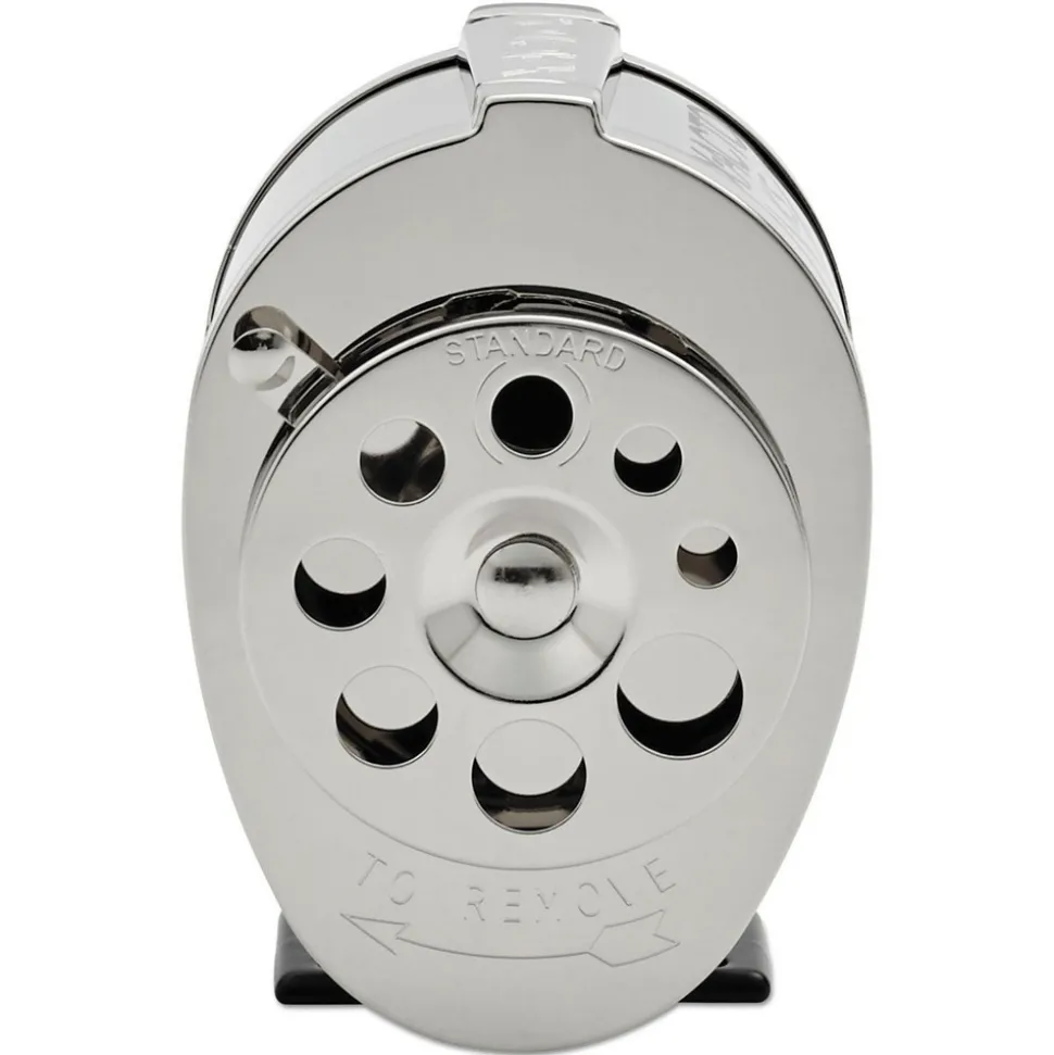 Pencil Sharpeners: Style: Table, Wall; Power Source: Manual; Shape: Round; Housing Material: Steel