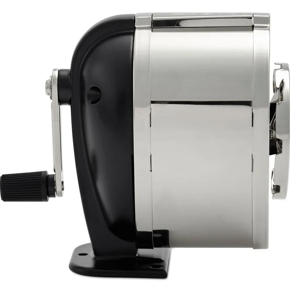 Pencil Sharpeners: Style: Table, Wall; Power Source: Manual; Shape: Round; Housing Material: Steel