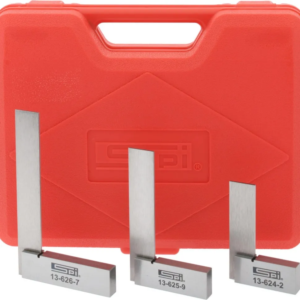 3 Piece, 2, 2-1/2, 3 Inch Base Length, 2, 3, 4 Inch Blade Length, Square Set