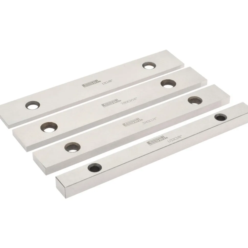 8 Piece, 6 Inch Long Steel Parallel Set