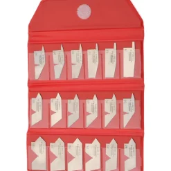 18 Piece Stainless Steel Angle Gage Set
