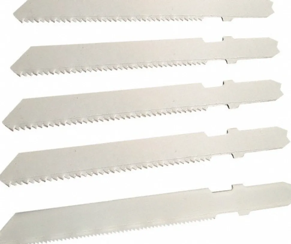 5 Piece, 3" to 3" Long, 10-14 to 24 Teeth per Inch, Bi-Metal Jig Saw Blade Set