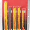 5 Piece, 3" to 5" Long, 6 to 14 Teeth per Inch, Bi-Metal Jig Saw Blade Set