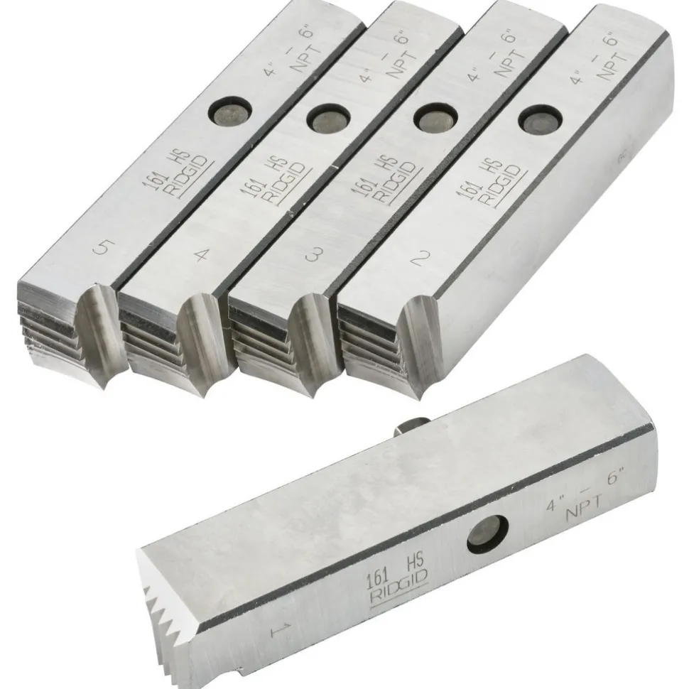 Pipe Threader Dies: Thread Size: 8; Thread Direction: Right Hand; Thread Standard: NPT; Material: High-Speed Steel