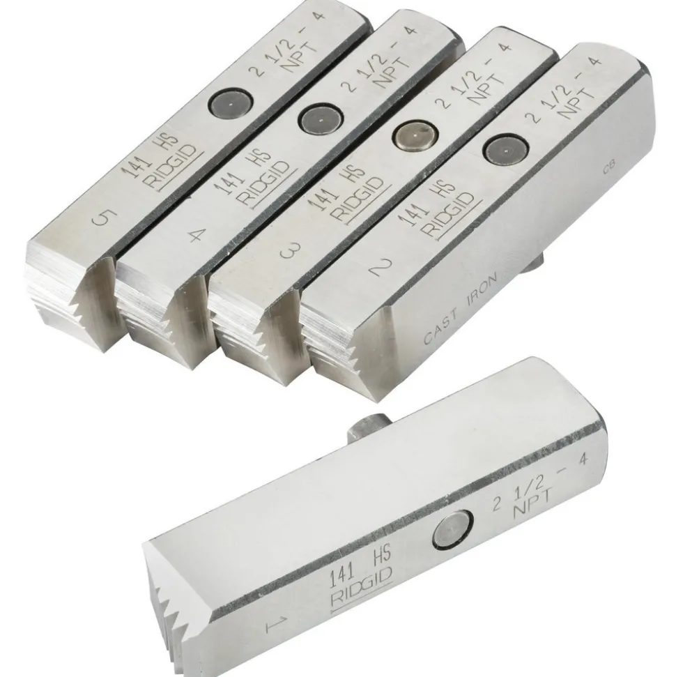Pipe Threader Dies: Thread Size: 8; Thread Direction: Right Hand; Thread Standard: NPT; Material: High-Speed Steel