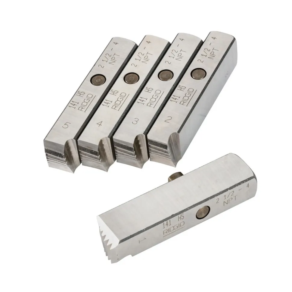 Pipe Threader Dies: Thread Size: 8; Thread Direction: Right Hand; Thread Standard: NPT; Material: High-Speed Steel