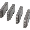 Pipe Threader Dies: Thread Size: 1 -2 in; Thread Direction: Right Hand; Thread Standard: NPT; Material: High-Speed Steel