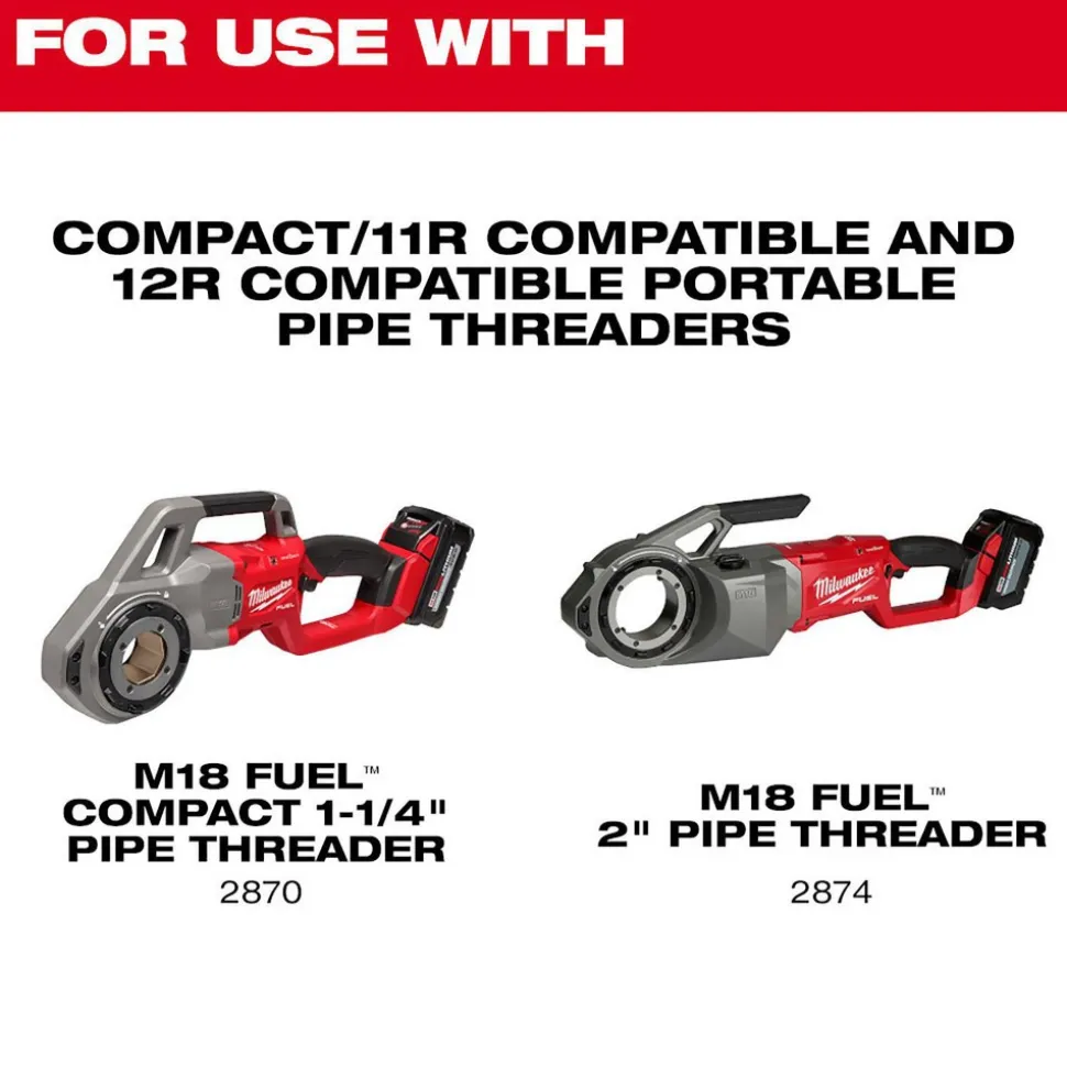Pipe Threader Dies: Thread Size: 2 In; Thread Direction: Left Hand, Right Hand; Thread Standard: NPT; Material: Alloy Steel
