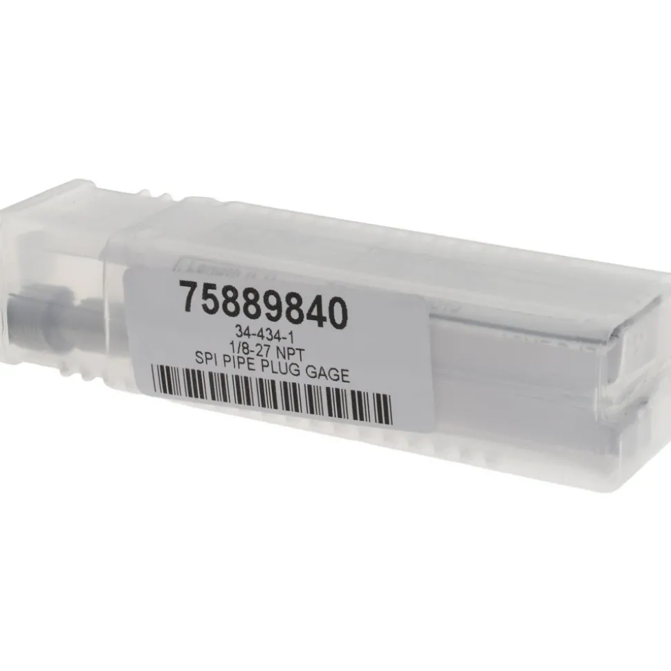 Pipe Thread Plug Gage: Tapered, 1/8-27, Class L-1, Single End
