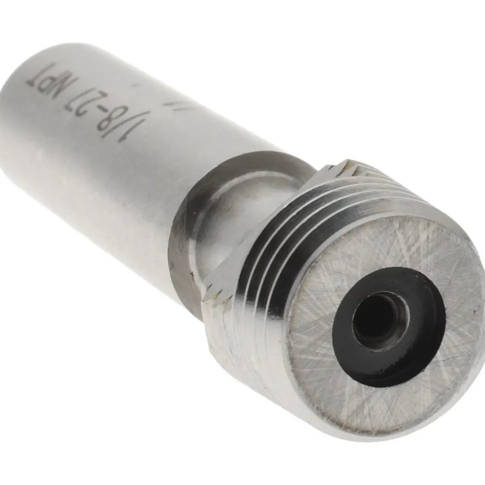Pipe Thread Plug Gage: Tapered, 1/8-27, Class L-1, Single End