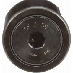 Plain Cam Follower: 2" Roller Dia, 1.25" Roller Width, 0.875" Stud Dia, 2" Stud Length