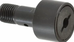 Plain Cam Follower: 0.5" Roller Width, 0.375" Stud Dia, 7/8" Stud Length