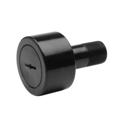 Plain Cam Follower: 0.5" Roller Width, 0.375" Stud Dia, 7/8" Stud Length