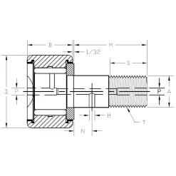 Plain Cam Follower: 0.5