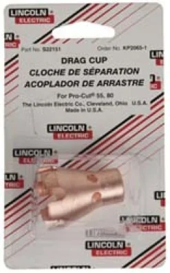 Plasma Cutter Cutting Tips, Electrodes, Shield Cups, Nozzles & Accessories: Accessory Type: Drag Cup; Type: Drag Cup