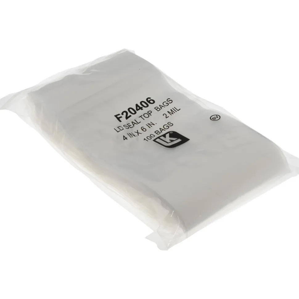 Plastic Bags: Polybags Type: Bag; Width (Inch): 4; Height (Inch): 6