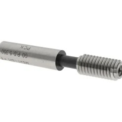 Plug Thread Gage: M6x1 Thread, 6H Class, Single End, Go