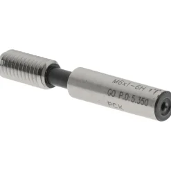 Plug Thread Gage: M6x1 Thread, 6H Class, Single End, Go