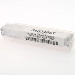 Plug Thread Gage: M2.5x0.45 Thread, 6H Class, Double End, Go & No Go