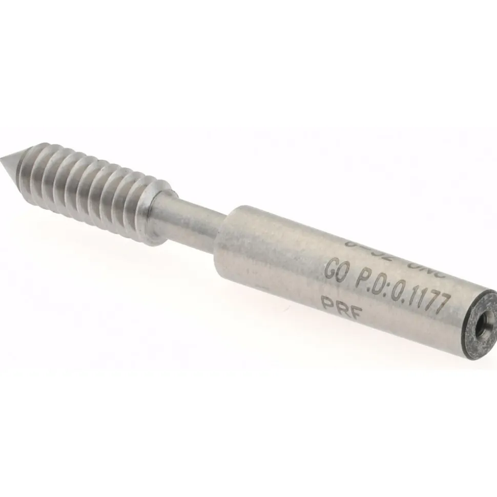 Plug Thread Gage: #6-32 Thread, 2B Class, Single End, Go
